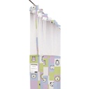 Haines Antimicrobial Medical Curtains With Mesh Top 4.5m x 2.3m Safari
