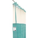 Haines Antimicrobial Medical Curtains With Mesh Top 4.5m x 2.3m Teal