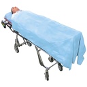 Haines 9-Ply Patient Blanket 190cm x 110cm Light Blue Carton Of 50
