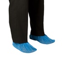 Bastion Chlorinated Polyethylene Shoe Covers Blue Carton Of 2000