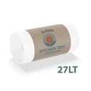 Regular Duty Bin Liners 27 Litres White Carton Of 1000 / 20 Rolls of 50