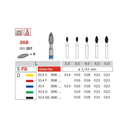 Diaswiss Diamond FG Pointed Football Bur 314 368 514 018 Extra-Fine Pack Of 5