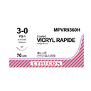 Ethicon Vicryl Rapide Undyed 3/0x70cm On 24mm 3/8  Sutures Box Of 36